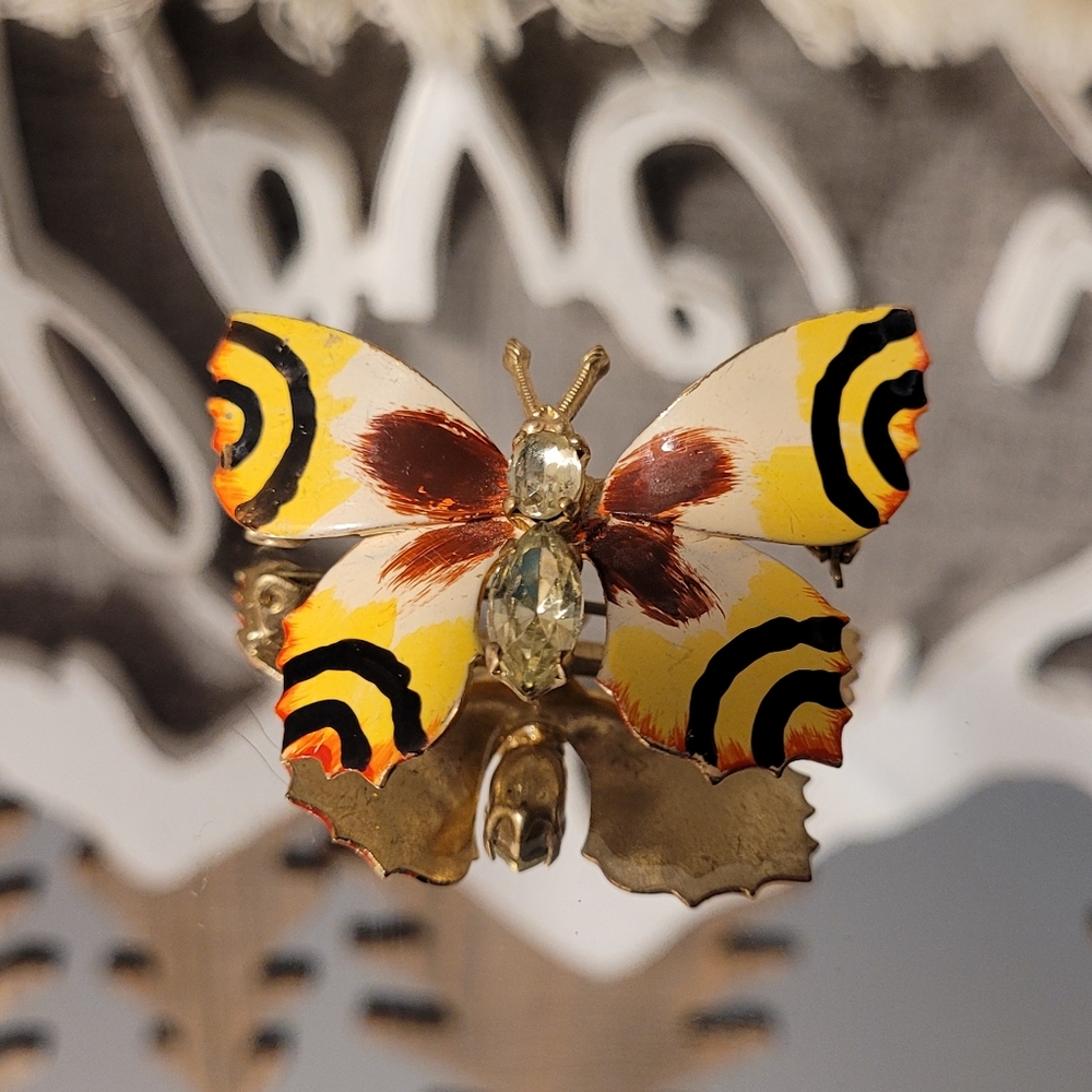 Butterfly brooch